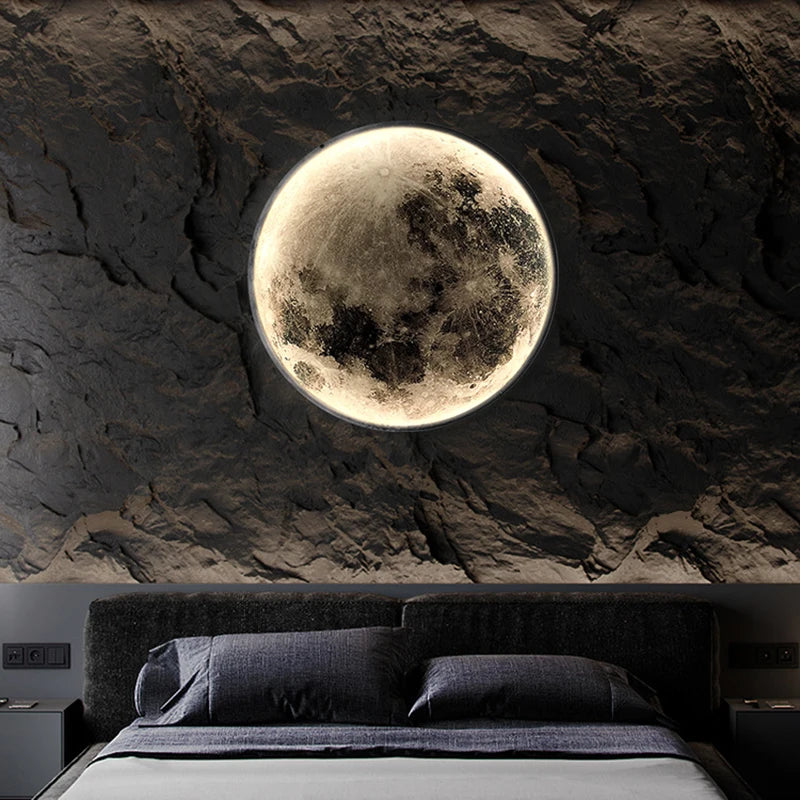 Wandleuchte Mond