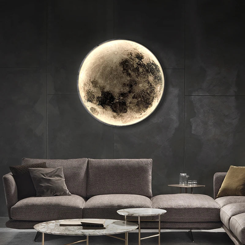 Wandleuchte Mond